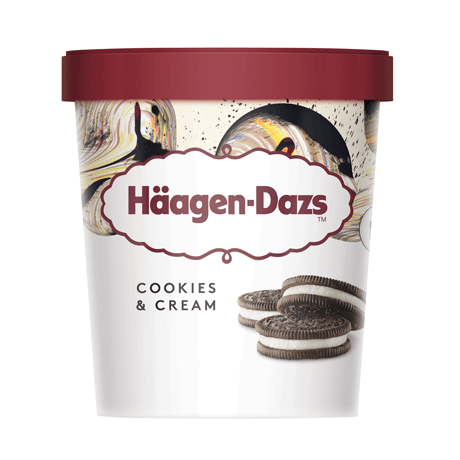 Haagen Dazs Cookies and Cream