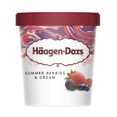 Haagen Dazs Summer Berries and Cream