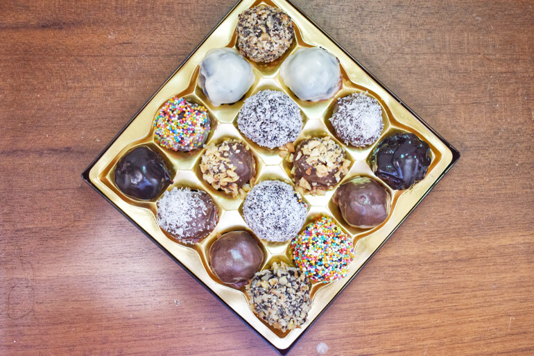 Assorted Brownies Served in Tray