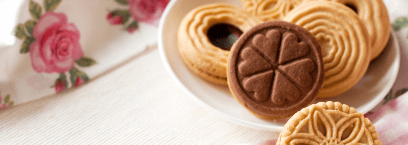 cookies in plate