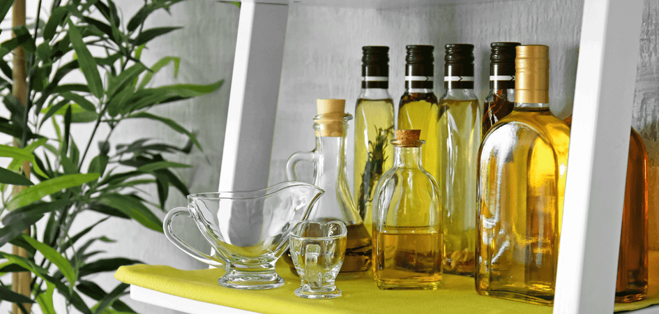 oils in bottles