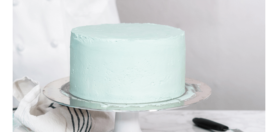 light blue frosting