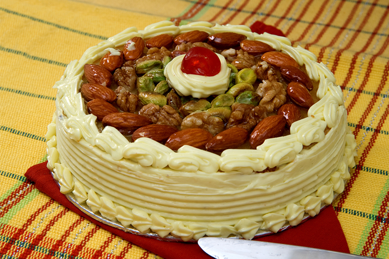 Sheer kurma cake