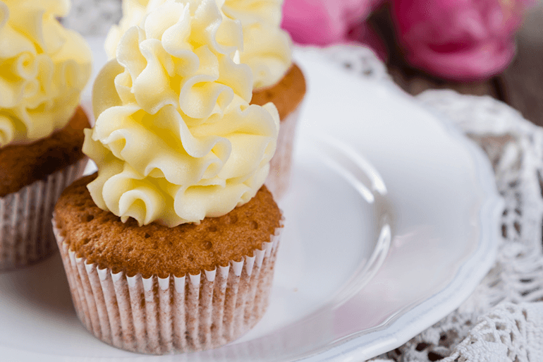 Almond Cupcakes With Shrikhand Frosting | General Mills Bakery and FoodService