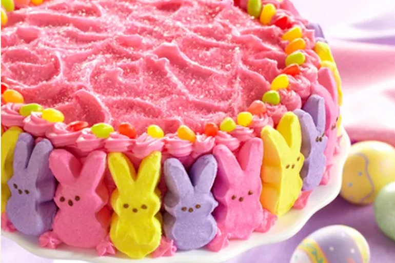 the hippity easter bunny cake