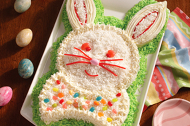 the perfect easter bunny cake