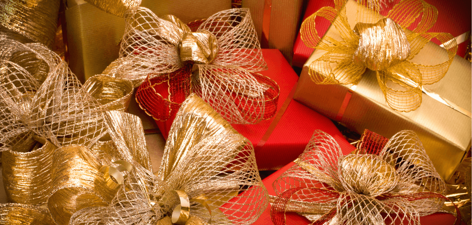 Use festive packaging material