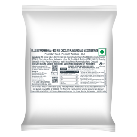 Packshot of Pillsbury™ Professional Egg Free Chocolate Flavoured Cake Mix Concentrate