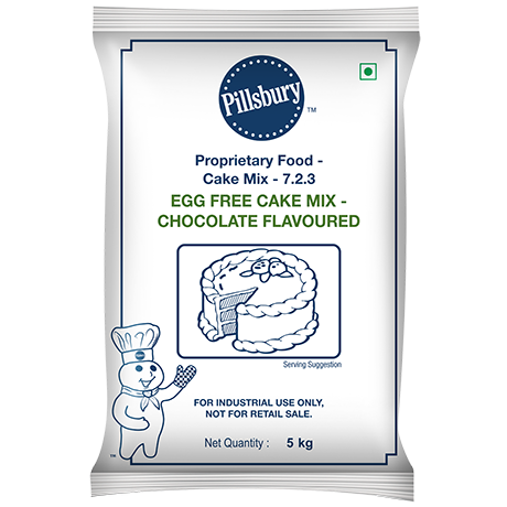 Packshot of Pillsbury™ Egg Free Cake Mix - Chocolate Flavoured
