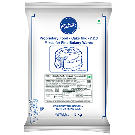 Packshot of Pillsbury™ Hi-Life Egg Free Tea Time Vanilla Flavoured Cake Mix