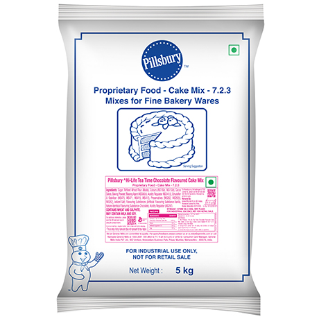 Packshot of Pillsbury™ Hi-Life Tea Time Chocolate Flavoured Cake Mix