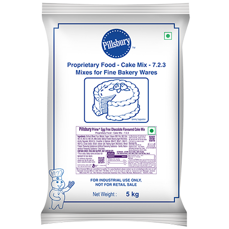 Packshot of Pillsbury™ Prime Egg Free Chocolate Flavoured Cake Mix