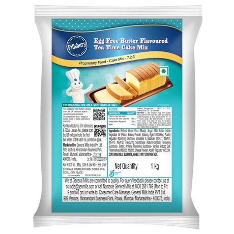 Pillsbury Egg Free Butter Tea Time Cake Mix pack